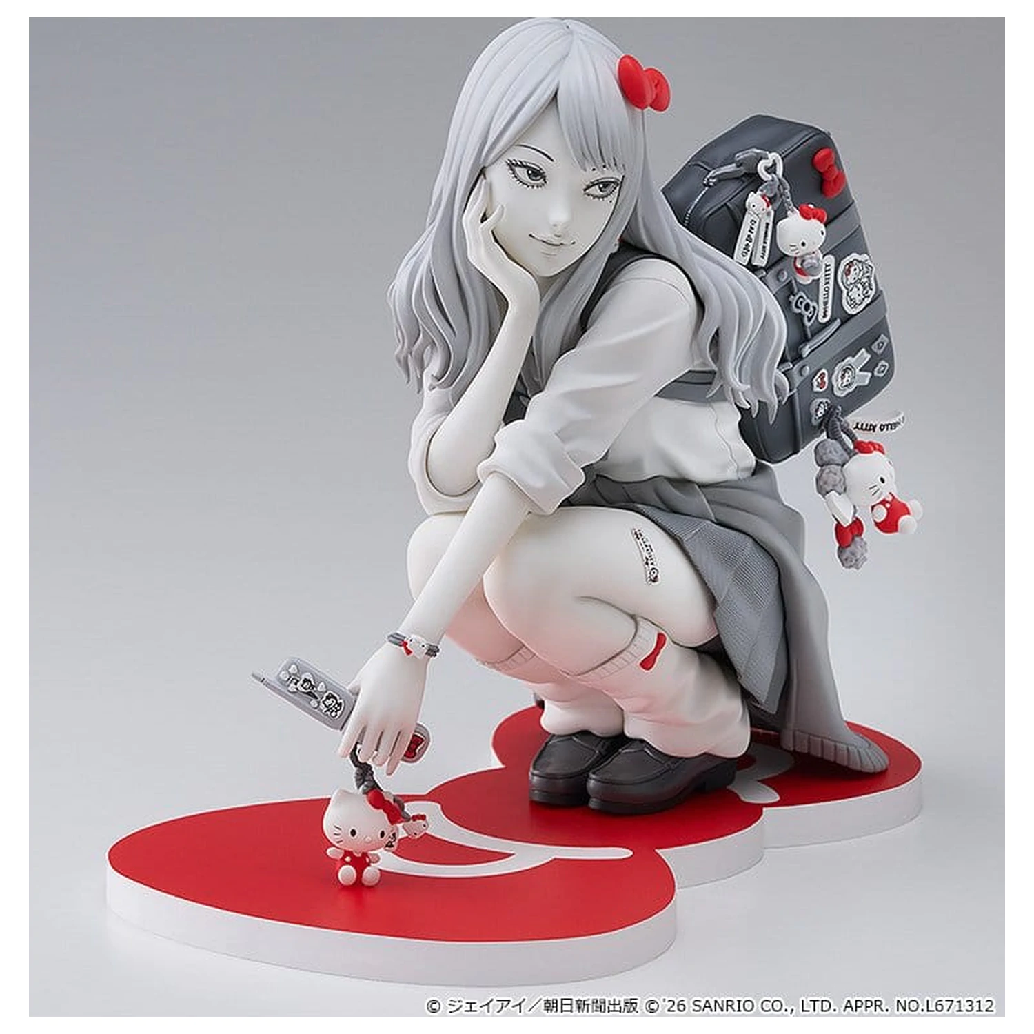 Junji Ito PVC Figurka Gyaru Tomie x Hello Kitty 14 cm zdjęcie produktu