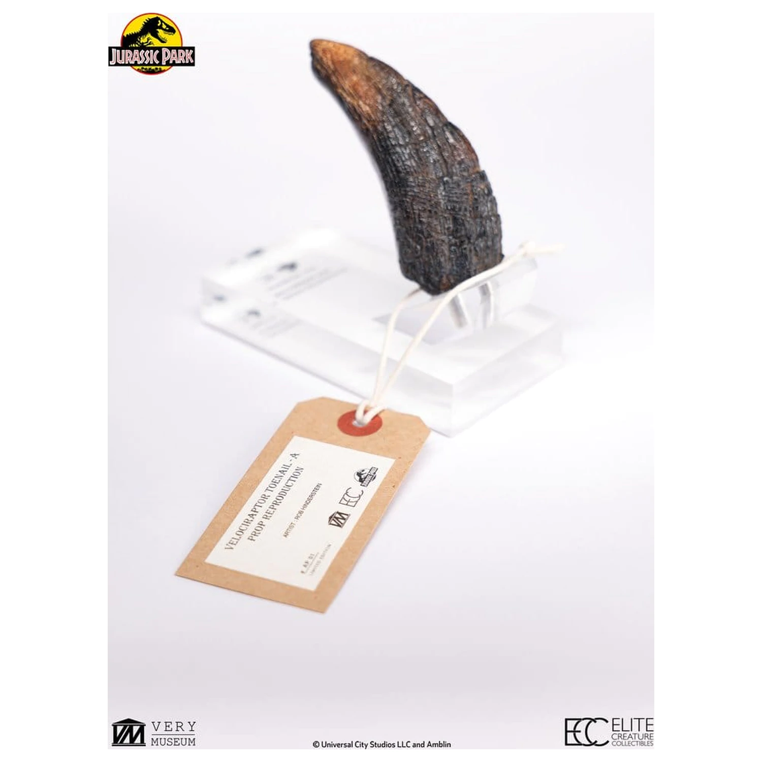 Jurassic Park 1/1 Replika pazura Velociraptora Typ A 11 cm zdjęcie produktu