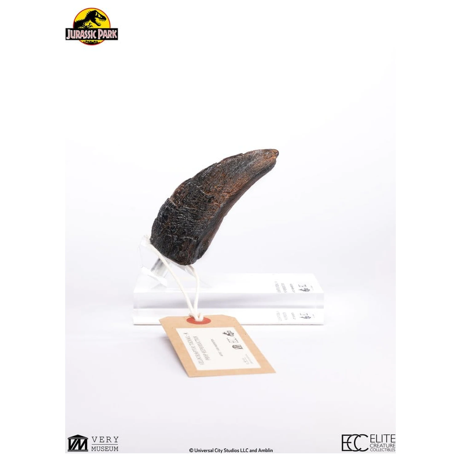 Jurassic Park 1/1 Replika pazura Velociraptora Typ A 11 cm zdjęcie produktu