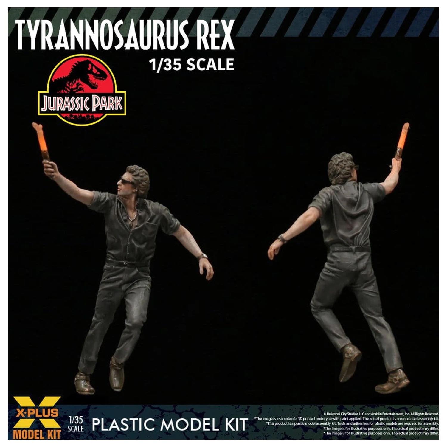 Jurassic Park Zestaw Modelowy z Plastiku 1/35 Tyrannosaurus Rex 42 cm zdjęcie produktu