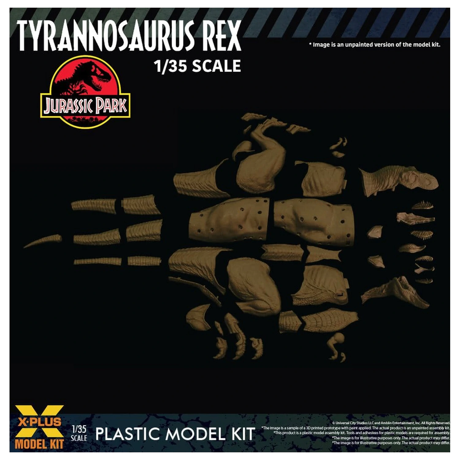 Jurassic Park Zestaw Modelowy z Plastiku 1/35 Tyrannosaurus Rex 42 cm zdjęcie produktu