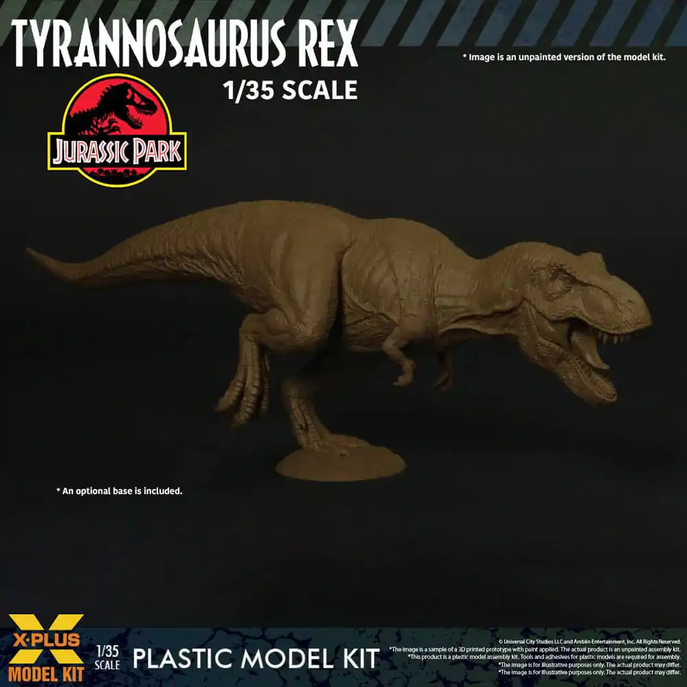 Jurassic Park Plastic Model Kit 1/35 Tyrannosaurus Rex 42 cm - Plastikowy Model do Składania zdjęcie produktu