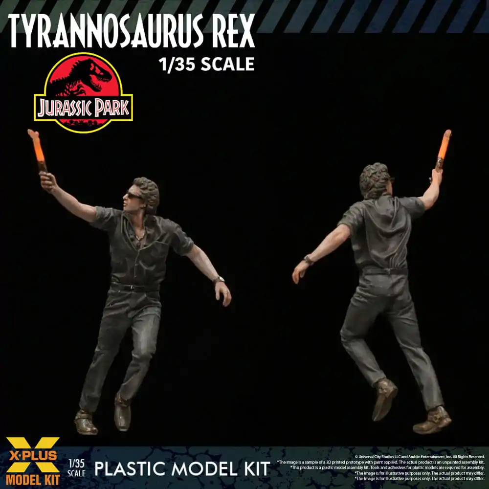 Jurassic Park Plastic Model Kit 1/35 Tyrannosaurus Rex 42 cm - Plastikowy Model do Składania zdjęcie produktu