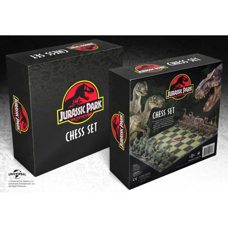 Jurassic Park Chess Set - Szachy z dinozaurami zdjęcie produktu