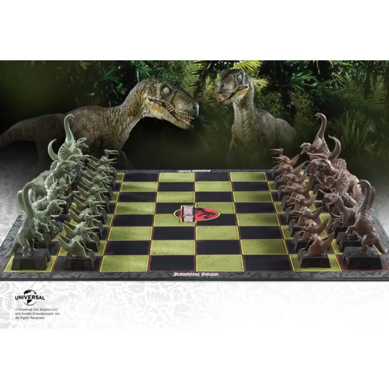 Jurassic Park Chess Set - Szachy z dinozaurami zdjęcie produktu