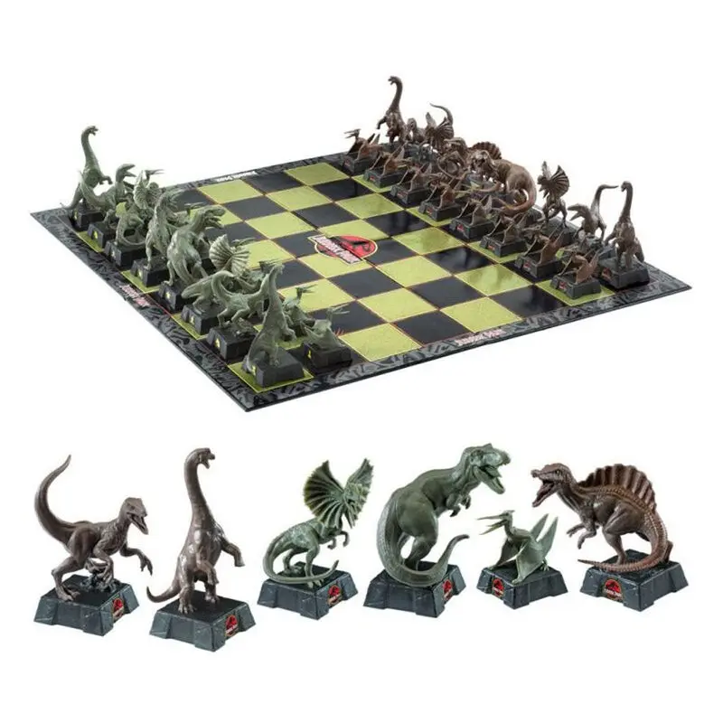 Jurassic Park Chess Set - Szachy z dinozaurami zdjęcie produktu