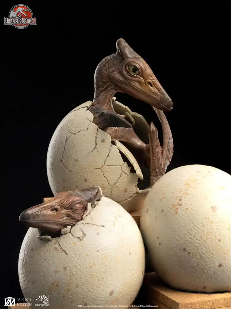 Jurassic Park ECC Elite Creature Line Statua 1/2 Pterosaur Hatching 16 cm zdjęcie produktu