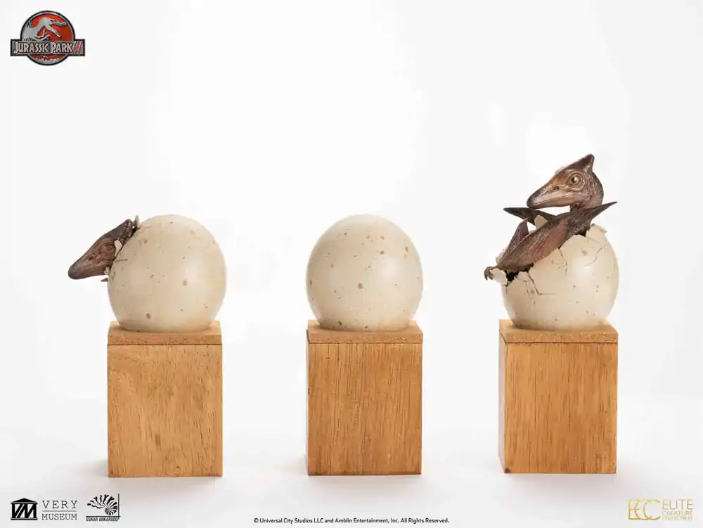 Jurassic Park ECC Elite Creature Line Statua 1/2 Pterosaur Hatching 16 cm zdjęcie produktu