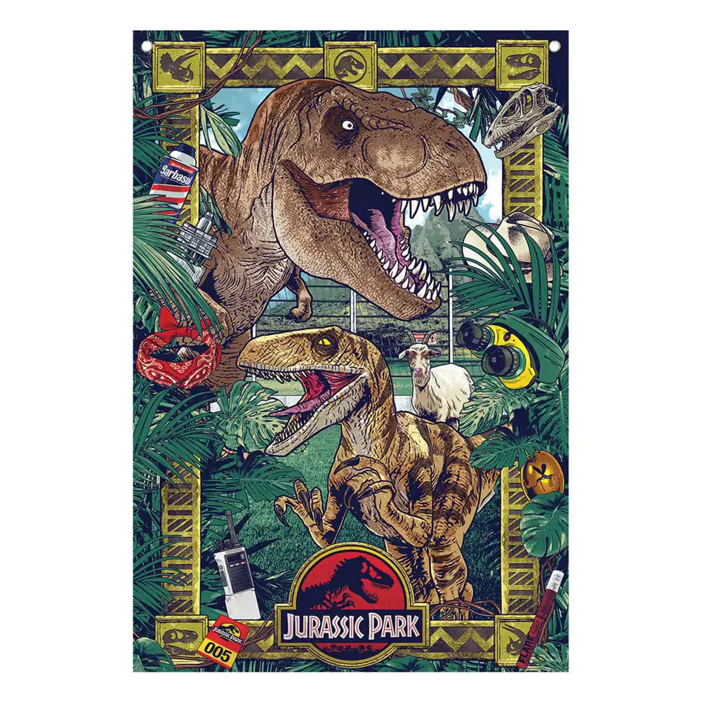 Jurassic Park Wall Banner 125 x 85 cm - Baner na Ścianę zdjęcie produktu