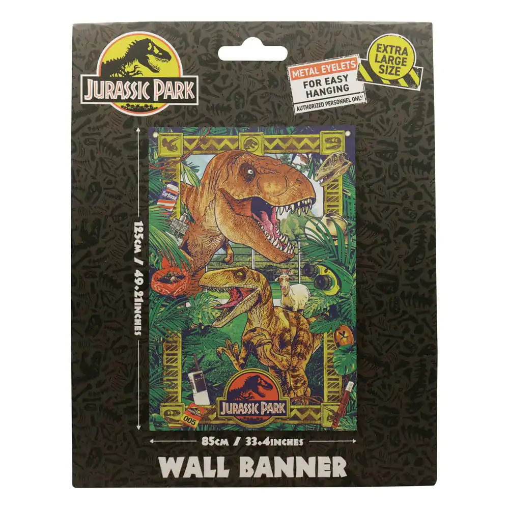 Jurassic Park Wall Banner 125 x 85 cm - Baner na Ścianę zdjęcie produktu