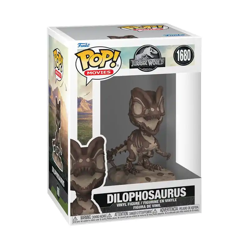 Jurassic Park Fossil Funko POP! Movies Figurka winylowa Dilophosaurus 9 cm zdjęcie produktu