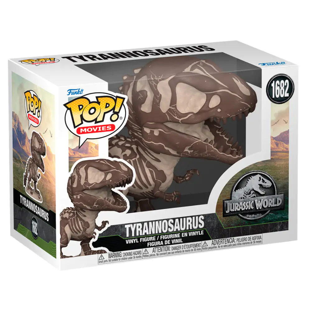 Jurassic Park Fossil Funko POP! Movies Figurka winylowa Tyrannosaurus 9 cm zdjęcie produktu