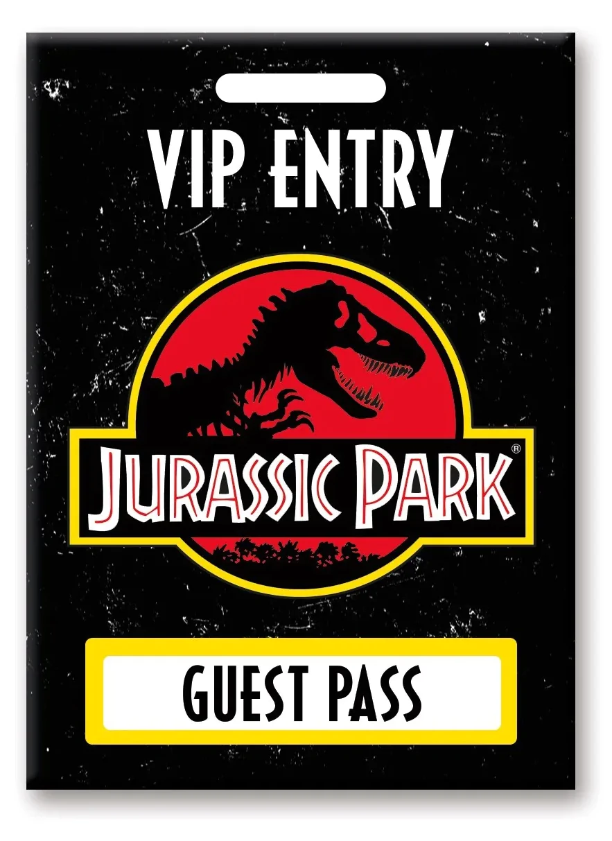 JURASSIC PARK Magnetyczna przepustka dla gościa 6,3x8,9cm zdjęcie produktu