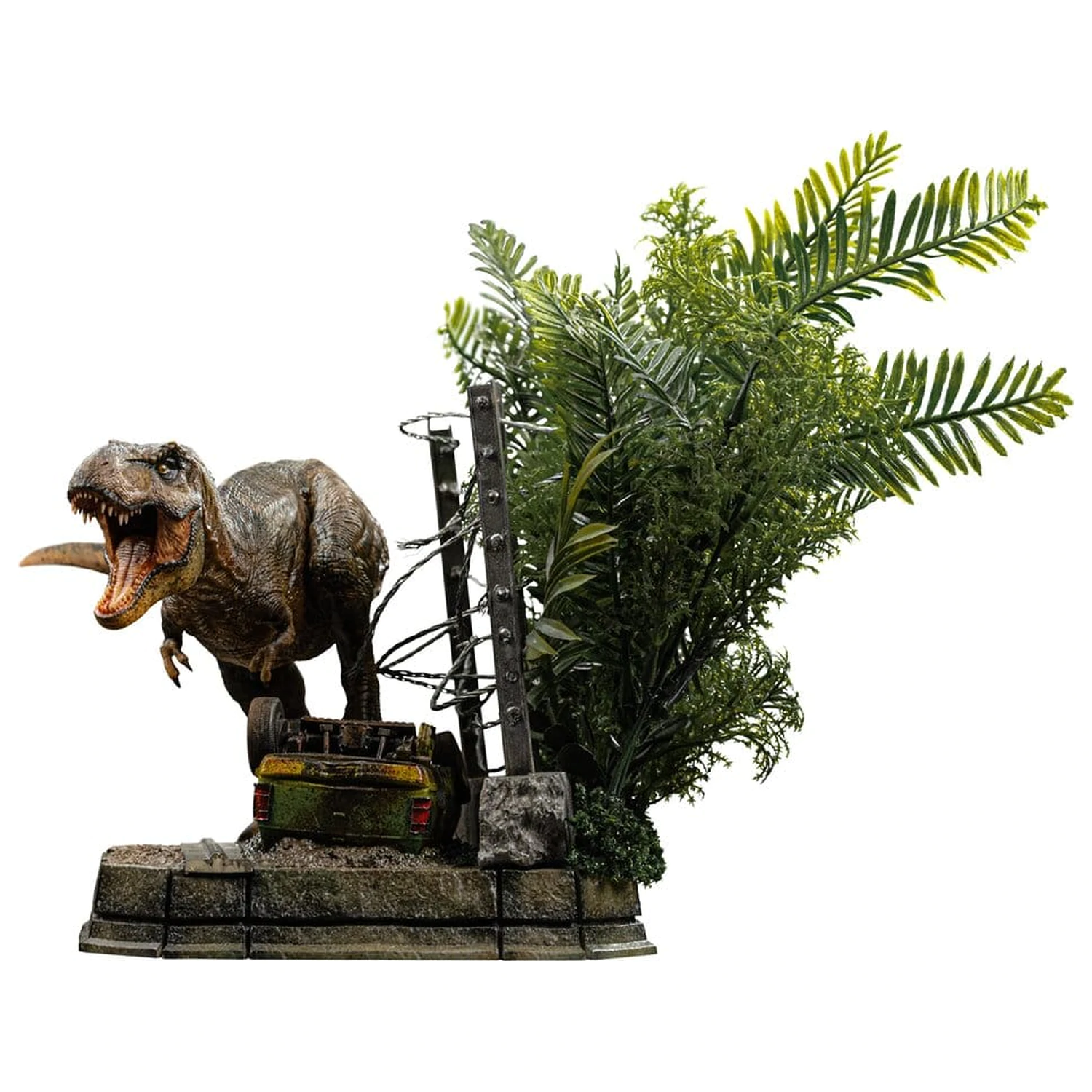 Jurassic Park Icons Statua T-Rex Breakout Set A 17 cm zdjęcie produktu