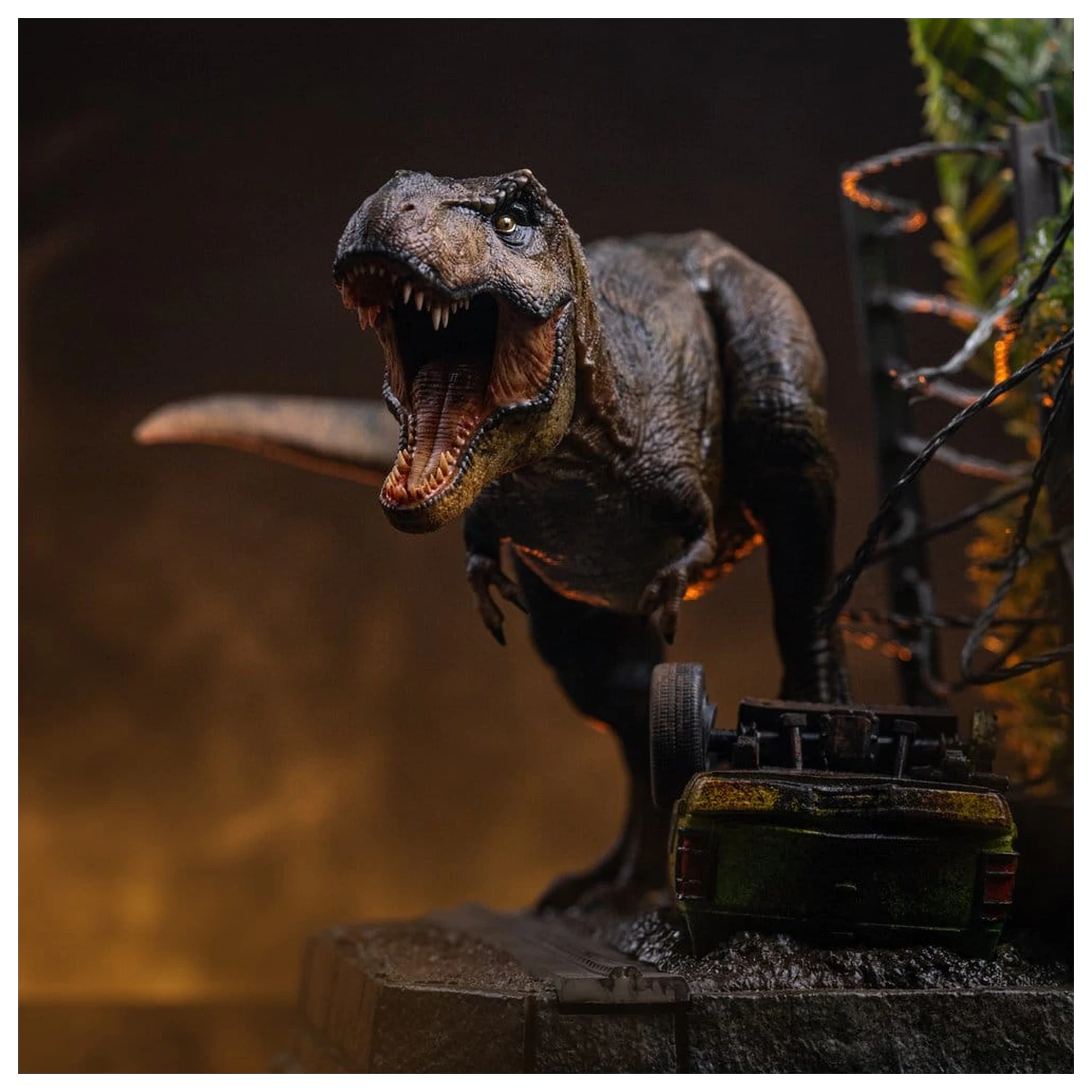 Jurassic Park Icons Statua T-Rex Breakout Set A 17 cm zdjęcie produktu