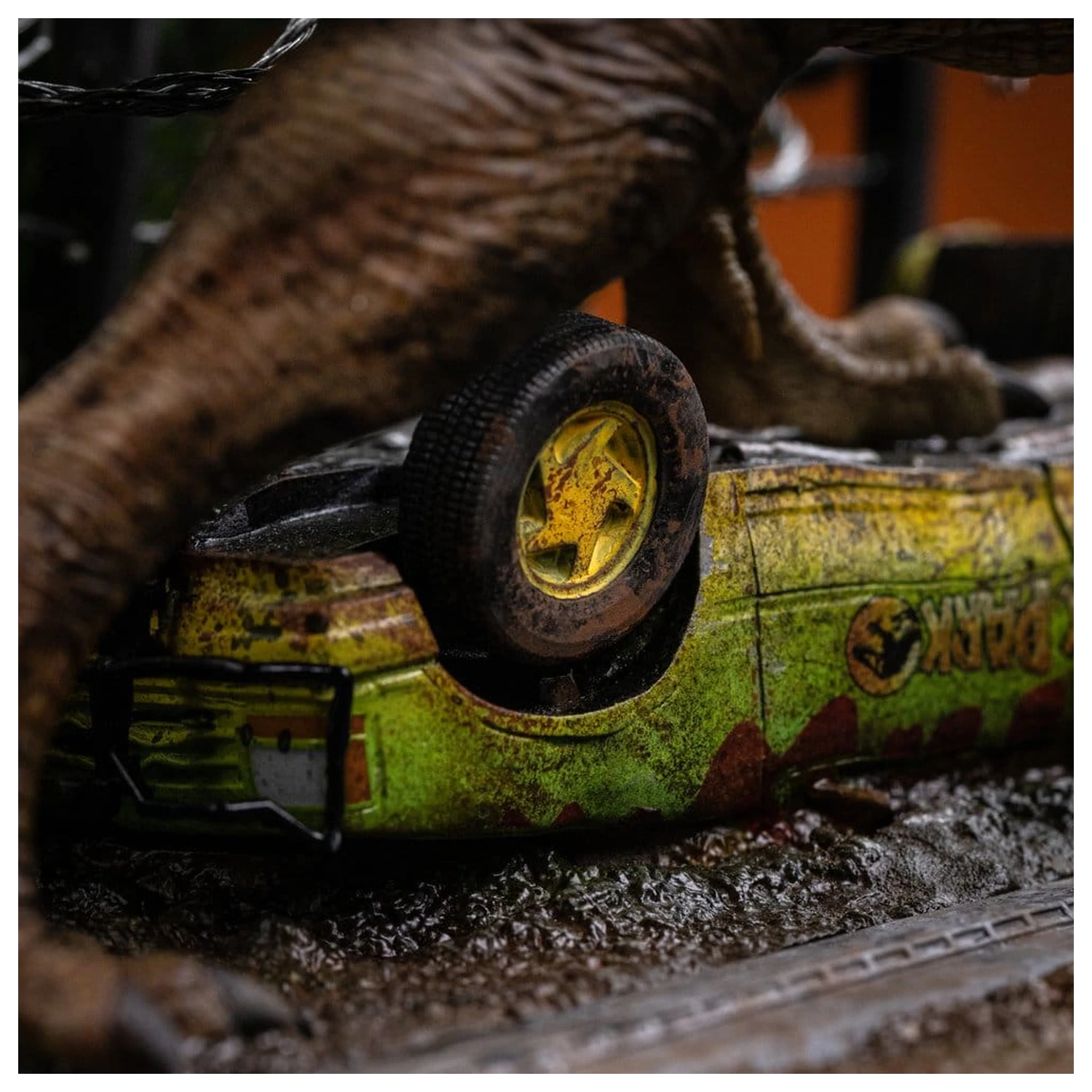 Jurassic Park Icons Statua T-Rex Breakout Set A 17 cm zdjęcie produktu