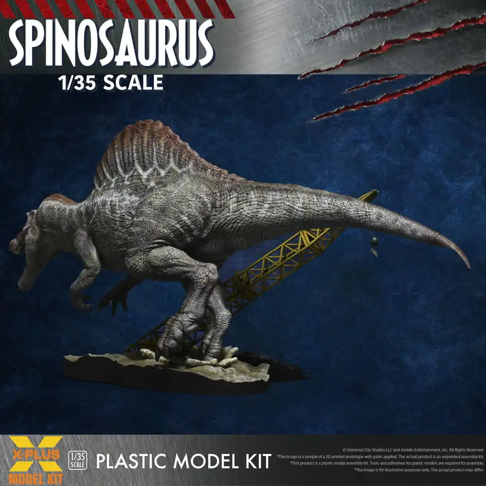 Jurassic Park III Plastic Model Kit 1/35 Spinozaur 41 cm zdjęcie produktu