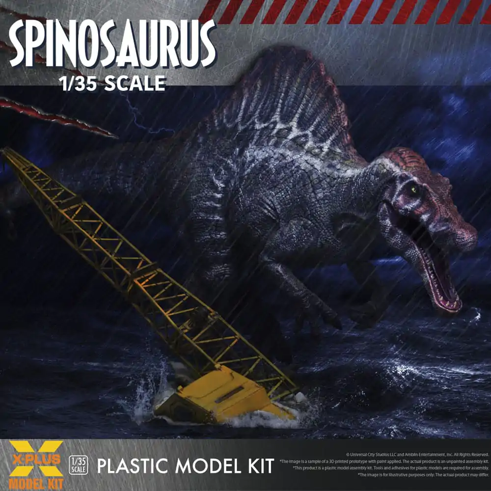 Jurassic Park III Plastic Model Kit 1/35 Spinozaur 41 cm zdjęcie produktu