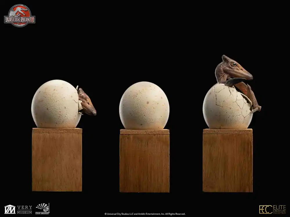 Jurassic Park III ECC Elite Creature Line Statua Wylęgający Się Pterosaur 16 cm zdjęcie produktu