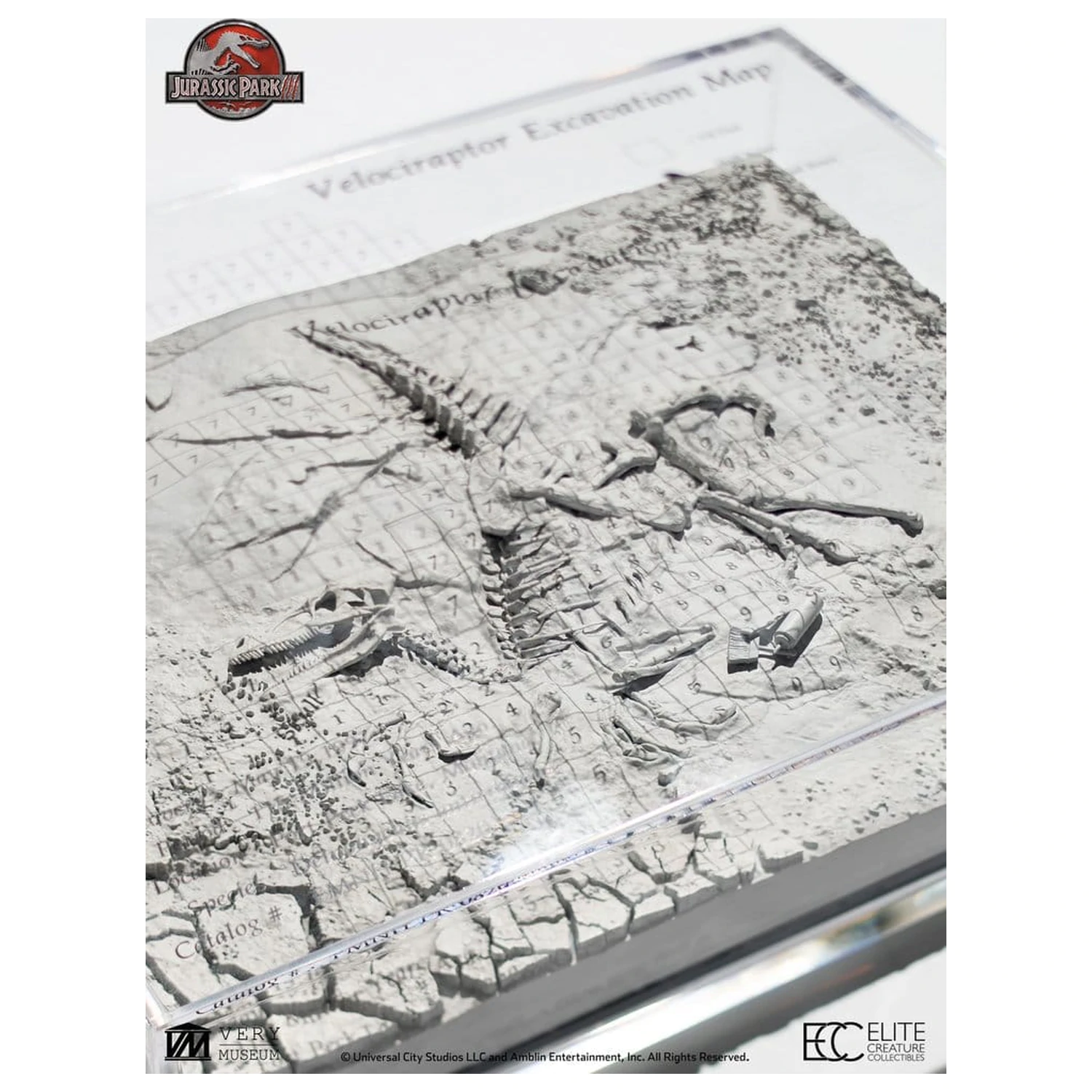 Jurassic Park III Excavation Map Velociraptor 27 cm zdjęcie produktu