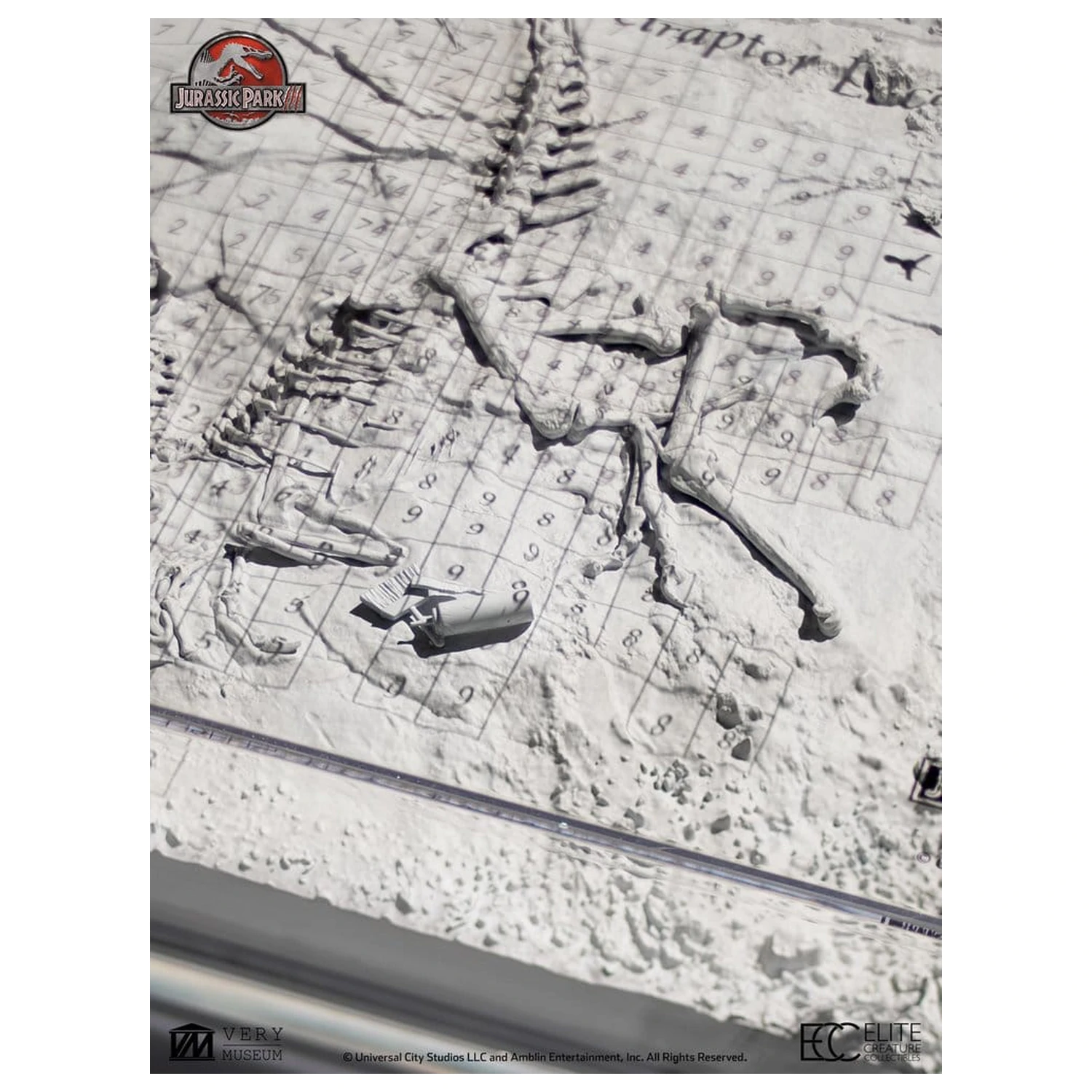 Jurassic Park III Excavation Map Velociraptor 27 cm zdjęcie produktu