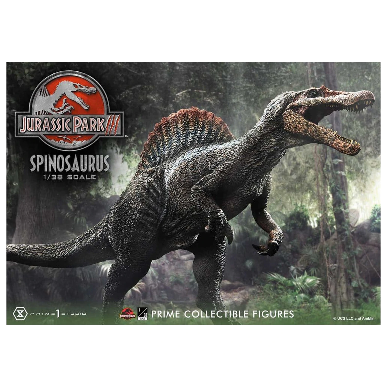 Jurassic Park III (Film) Prime Collectible Figures Statue 1/38 Spinosaurus 24 cm zdjęcie produktu