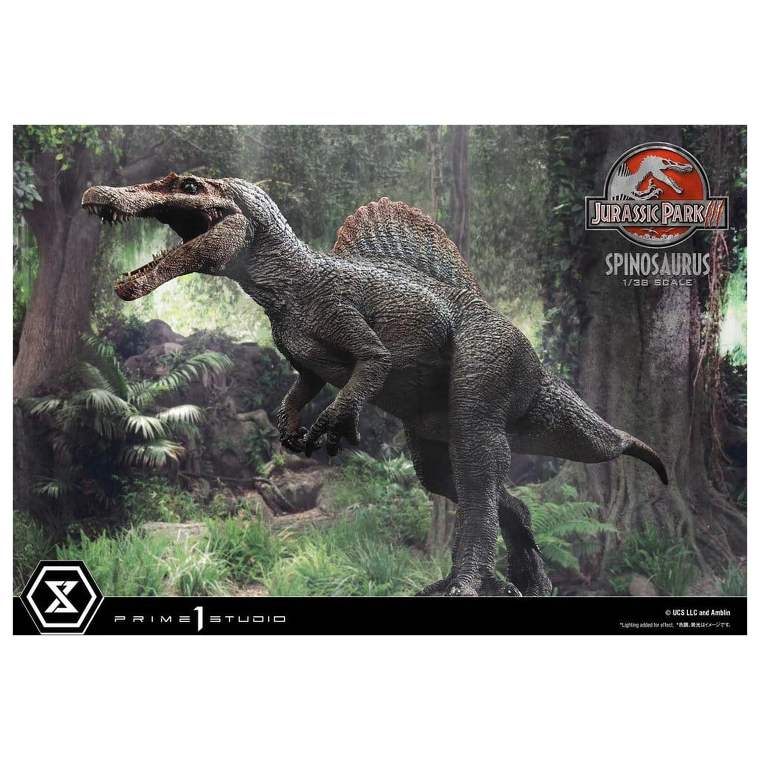 Jurassic Park III (Film) Prime Collectible Figures Statue 1/38 Spinosaurus 24 cm zdjęcie produktu