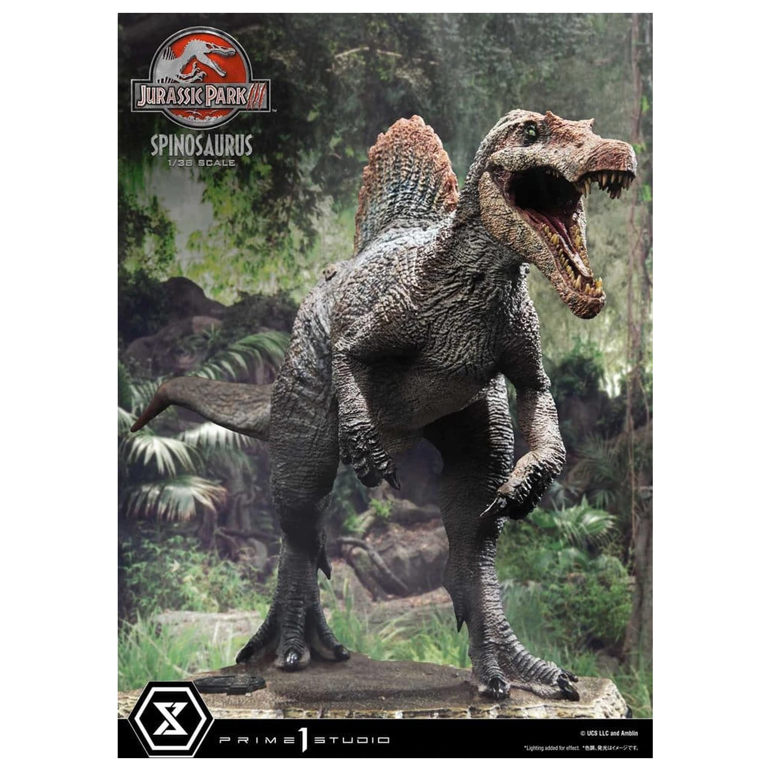 Jurassic Park III (Film) Prime Collectible Figures Statue 1/38 Spinosaurus 24 cm zdjęcie produktu