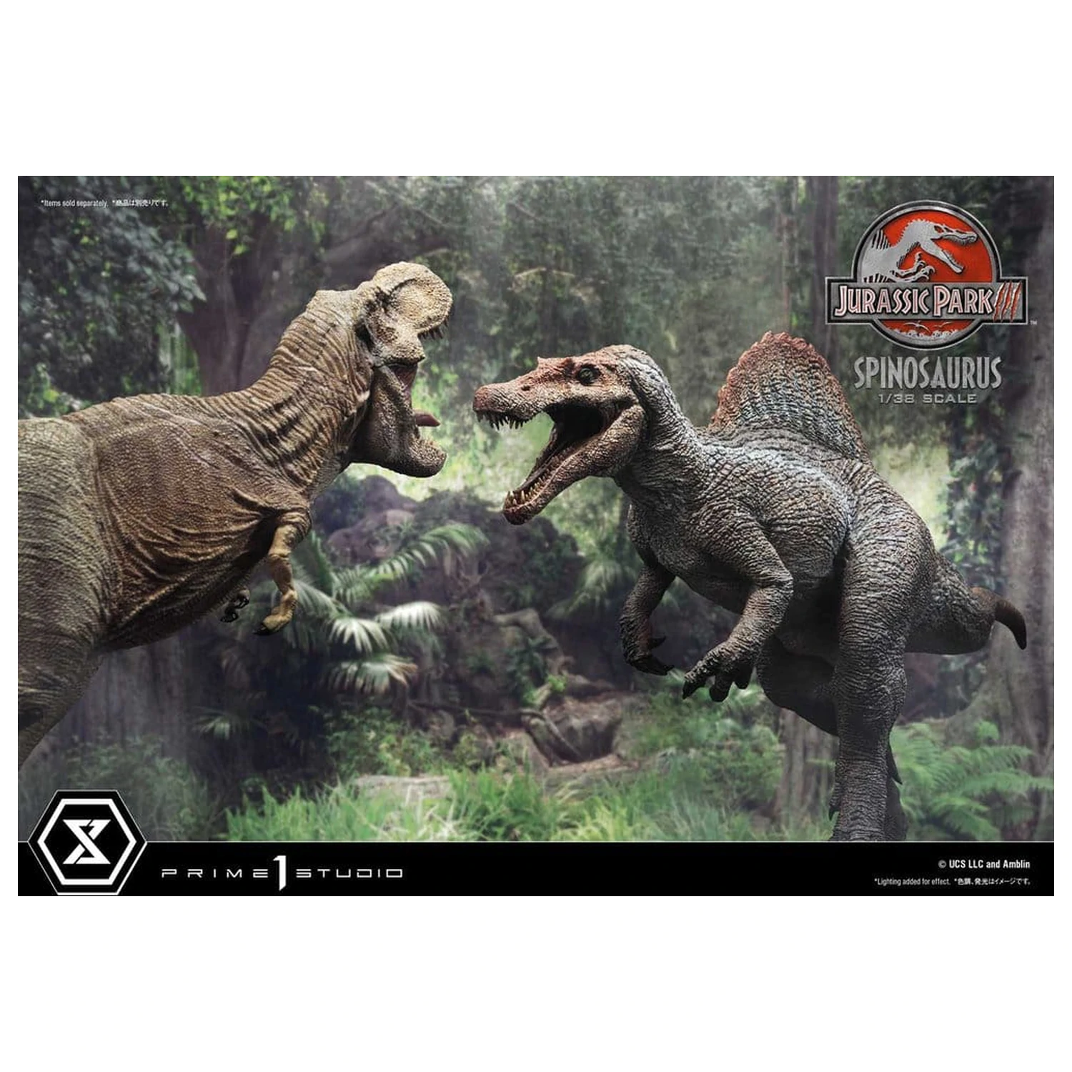 Jurassic Park III (Film) Prime Collectible Figures Statue 1/38 Spinosaurus 24 cm zdjęcie produktu