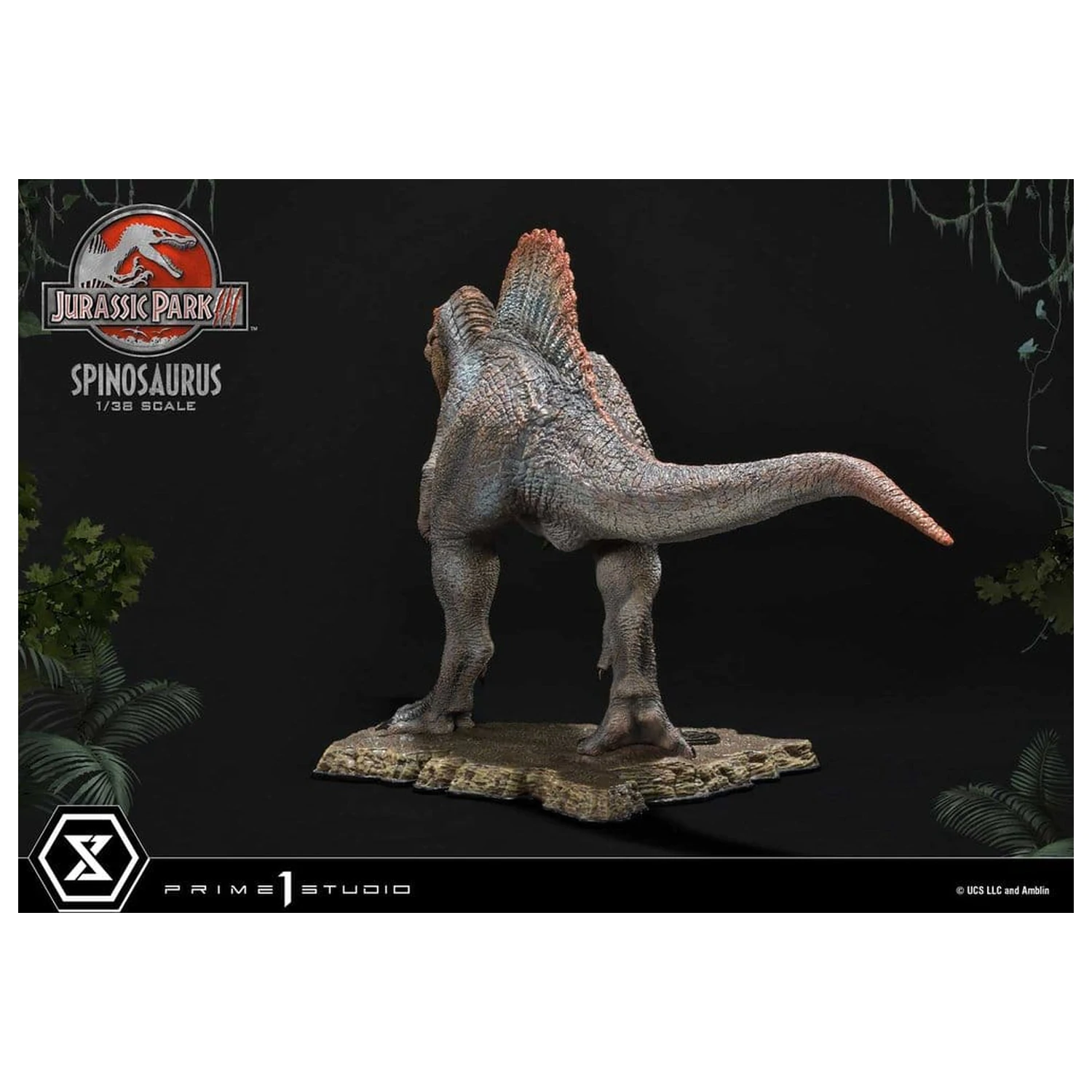 Jurassic Park III (Film) Prime Collectible Figures Statue 1/38 Spinosaurus 24 cm zdjęcie produktu