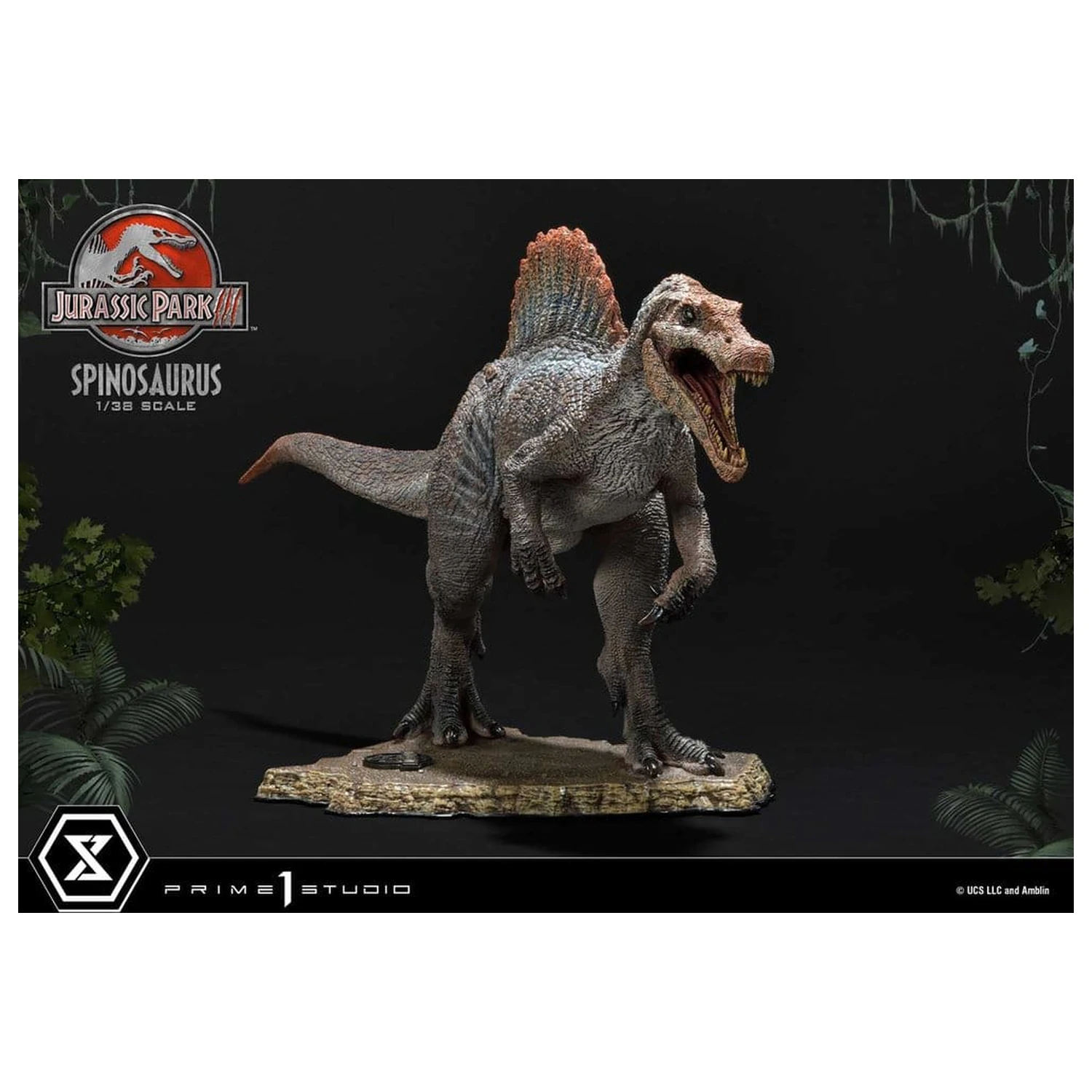Jurassic Park III (Film) Prime Collectible Figures Statue 1/38 Spinosaurus 24 cm zdjęcie produktu