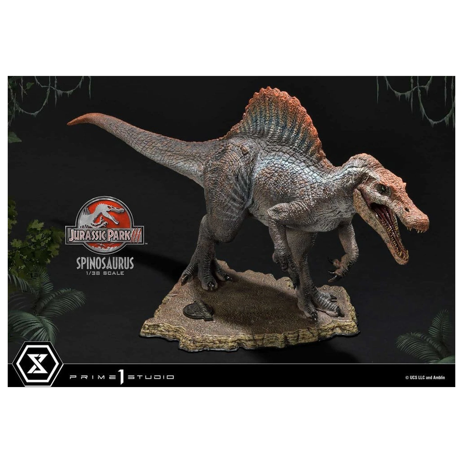 Jurassic Park III (Film) Prime Collectible Figures Statue 1/38 Spinosaurus 24 cm zdjęcie produktu