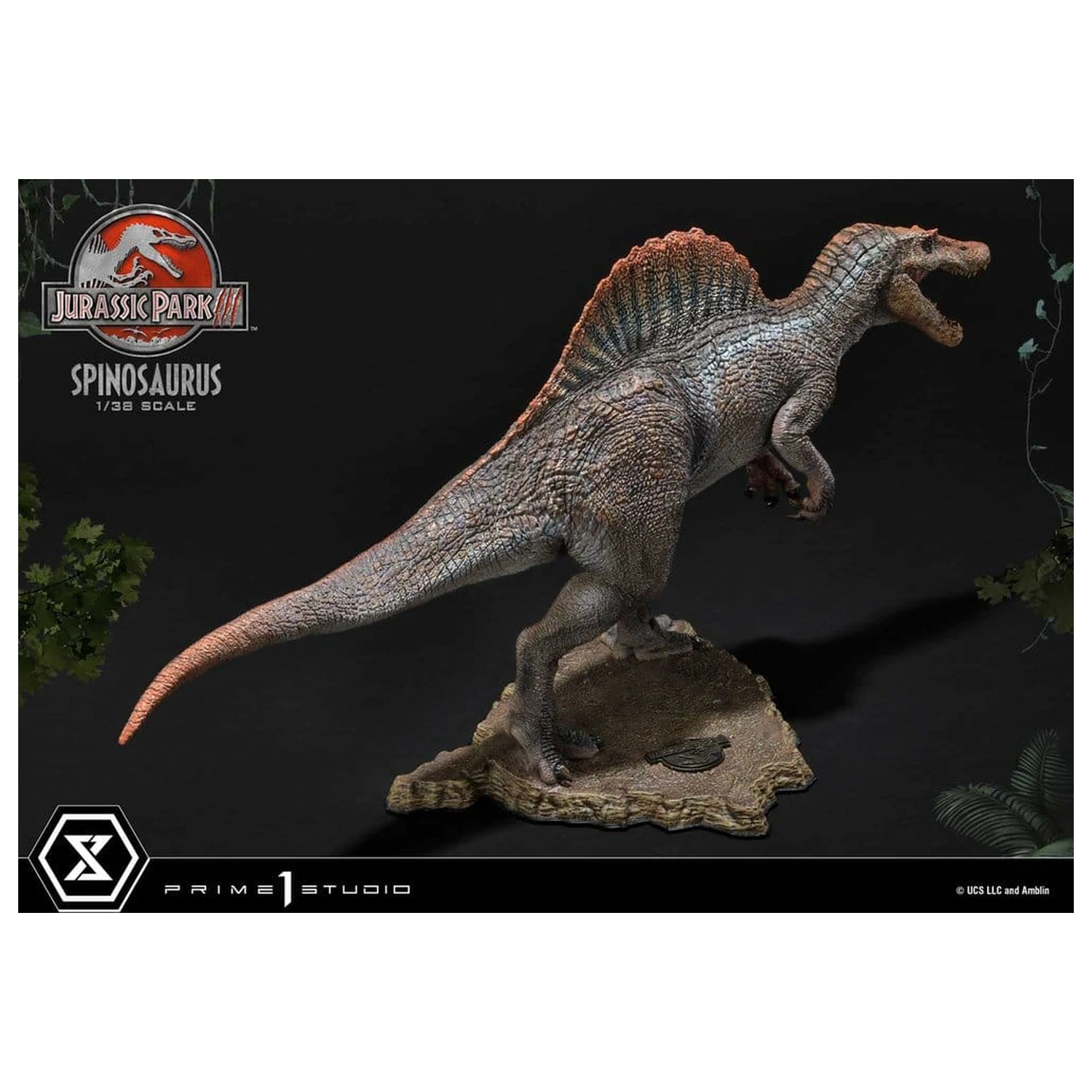 Jurassic Park III (Film) Prime Collectible Figures Statue 1/38 Spinosaurus 24 cm zdjęcie produktu