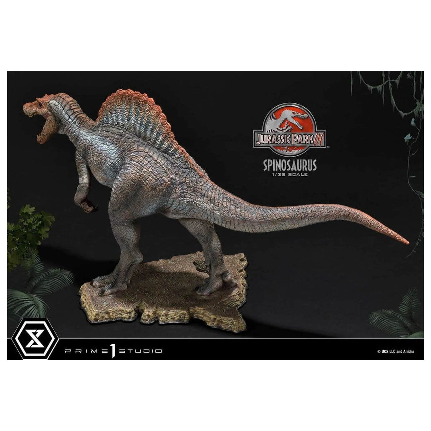 Jurassic Park III (Film) Prime Collectible Figures Statue 1/38 Spinosaurus 24 cm zdjęcie produktu