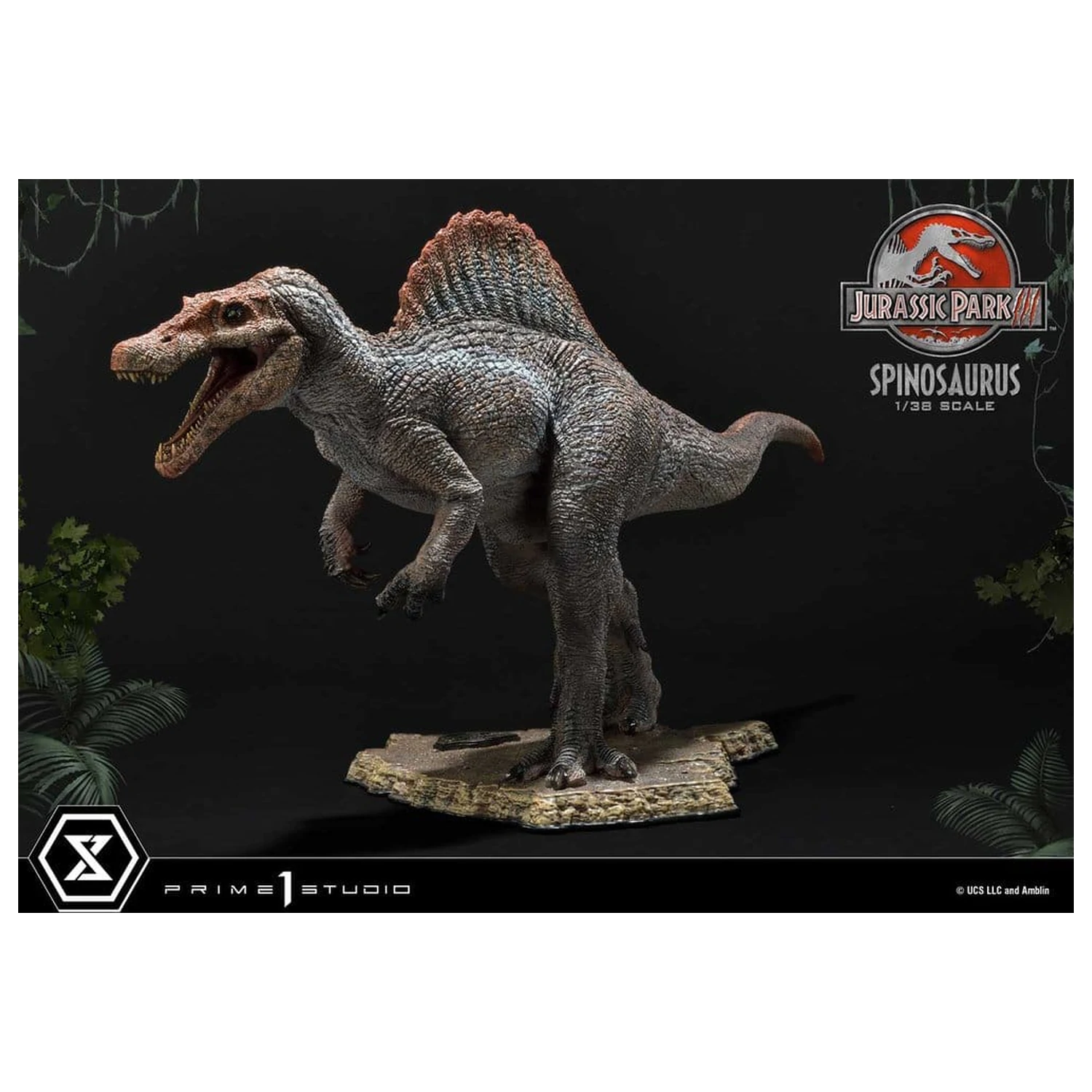 Jurassic Park III (Film) Prime Collectible Figures Statue 1/38 Spinosaurus 24 cm zdjęcie produktu