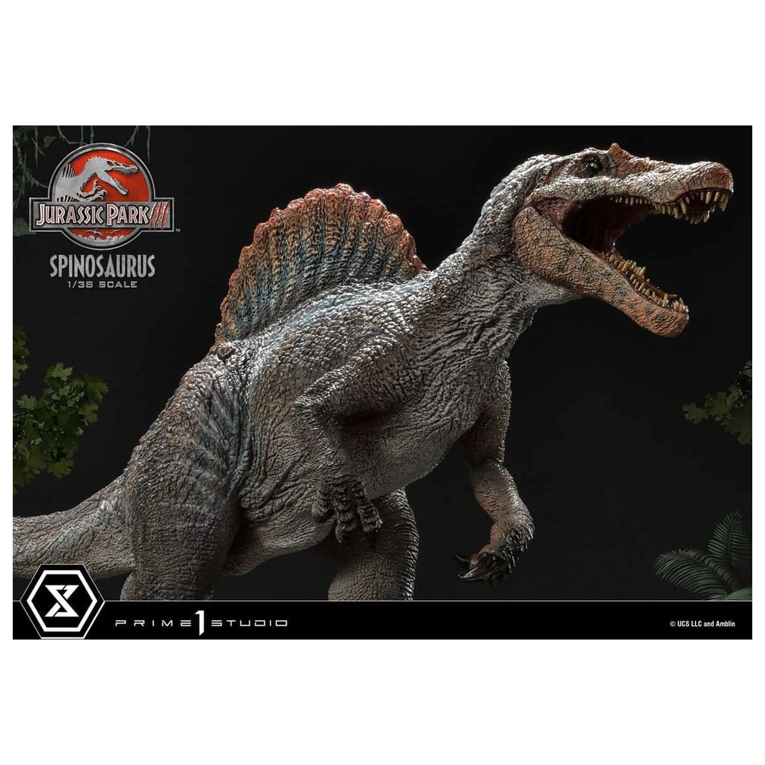 Jurassic Park III (Film) Prime Collectible Figures Statue 1/38 Spinosaurus 24 cm zdjęcie produktu