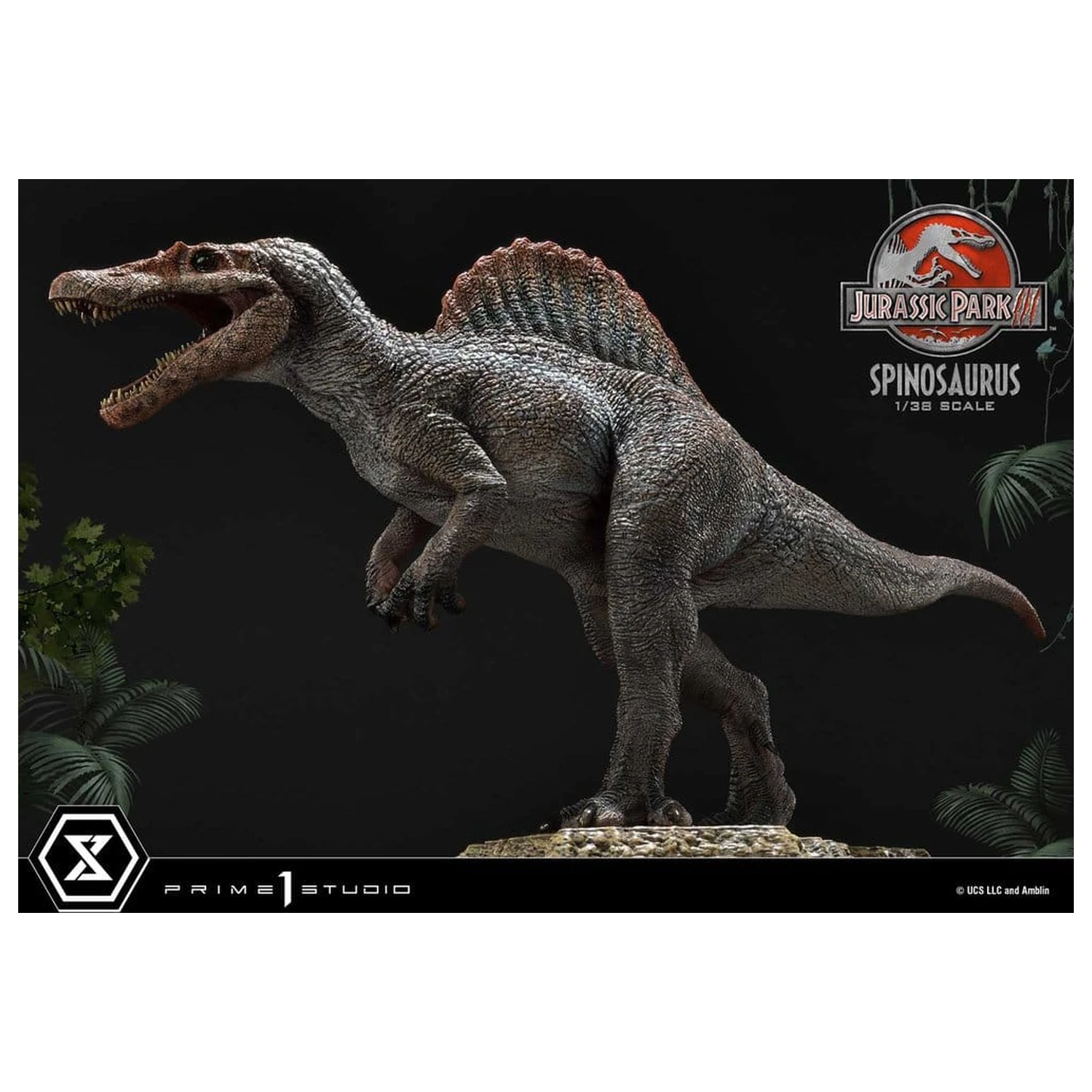 Jurassic Park III (Film) Prime Collectible Figures Statue 1/38 Spinosaurus 24 cm zdjęcie produktu
