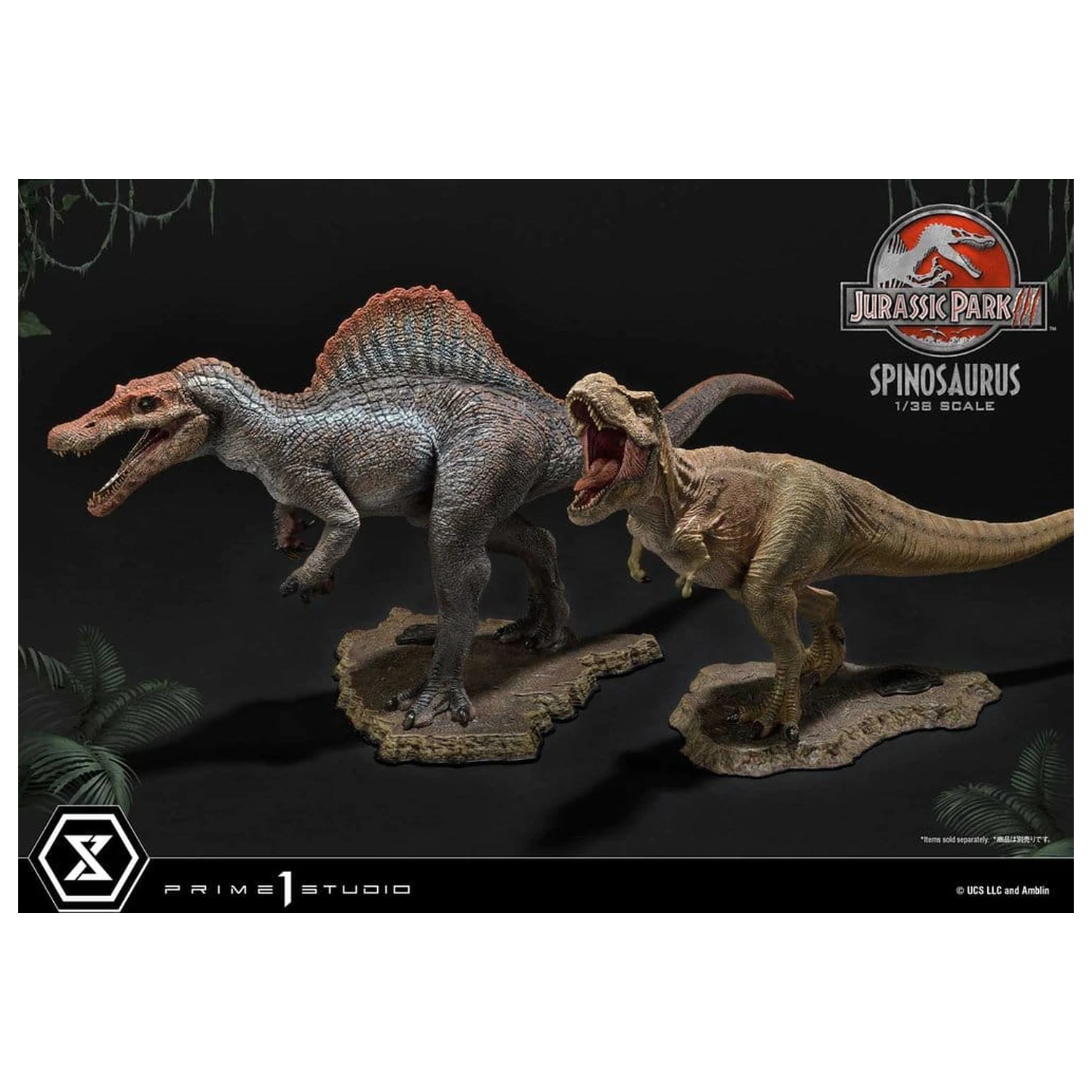 Jurassic Park III (Film) Prime Collectible Figures Statue 1/38 Spinosaurus 24 cm zdjęcie produktu