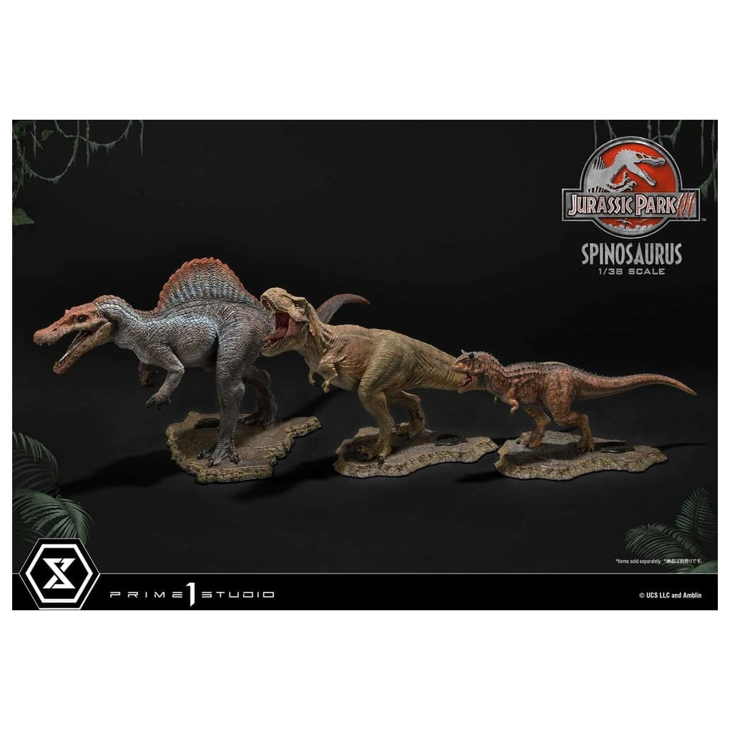 Jurassic Park III (Film) Prime Collectible Figures Statue 1/38 Spinosaurus 24 cm zdjęcie produktu