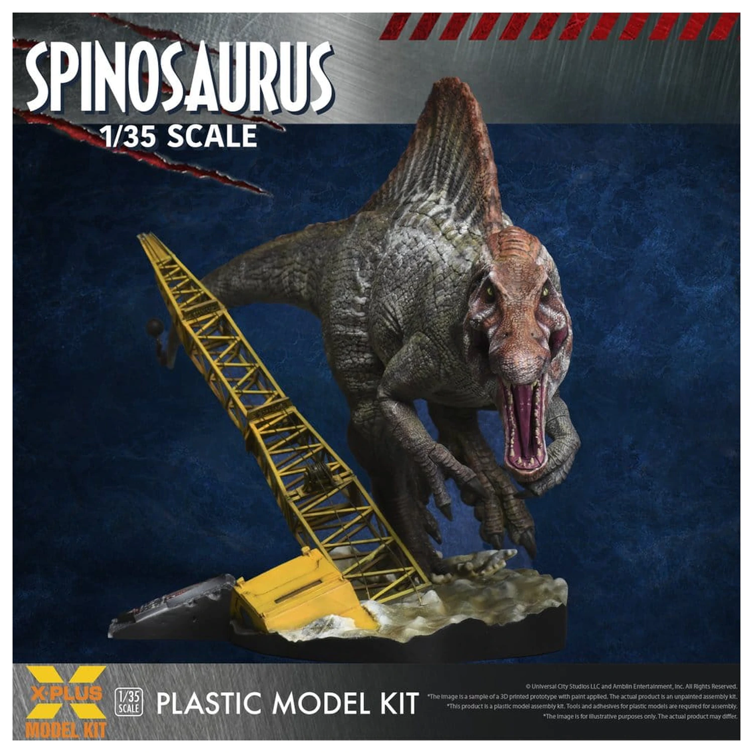 Jurassic Park III plastikowy model do składania 1/35 Spinosaurus 19 cm (Reprodukcja) zdjęcie produktu