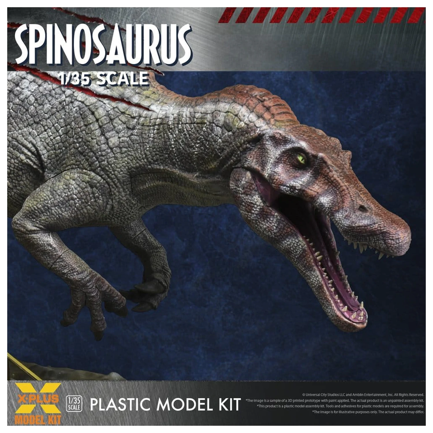 Jurassic Park III plastikowy model do składania 1/35 Spinosaurus 19 cm (Reprodukcja) zdjęcie produktu