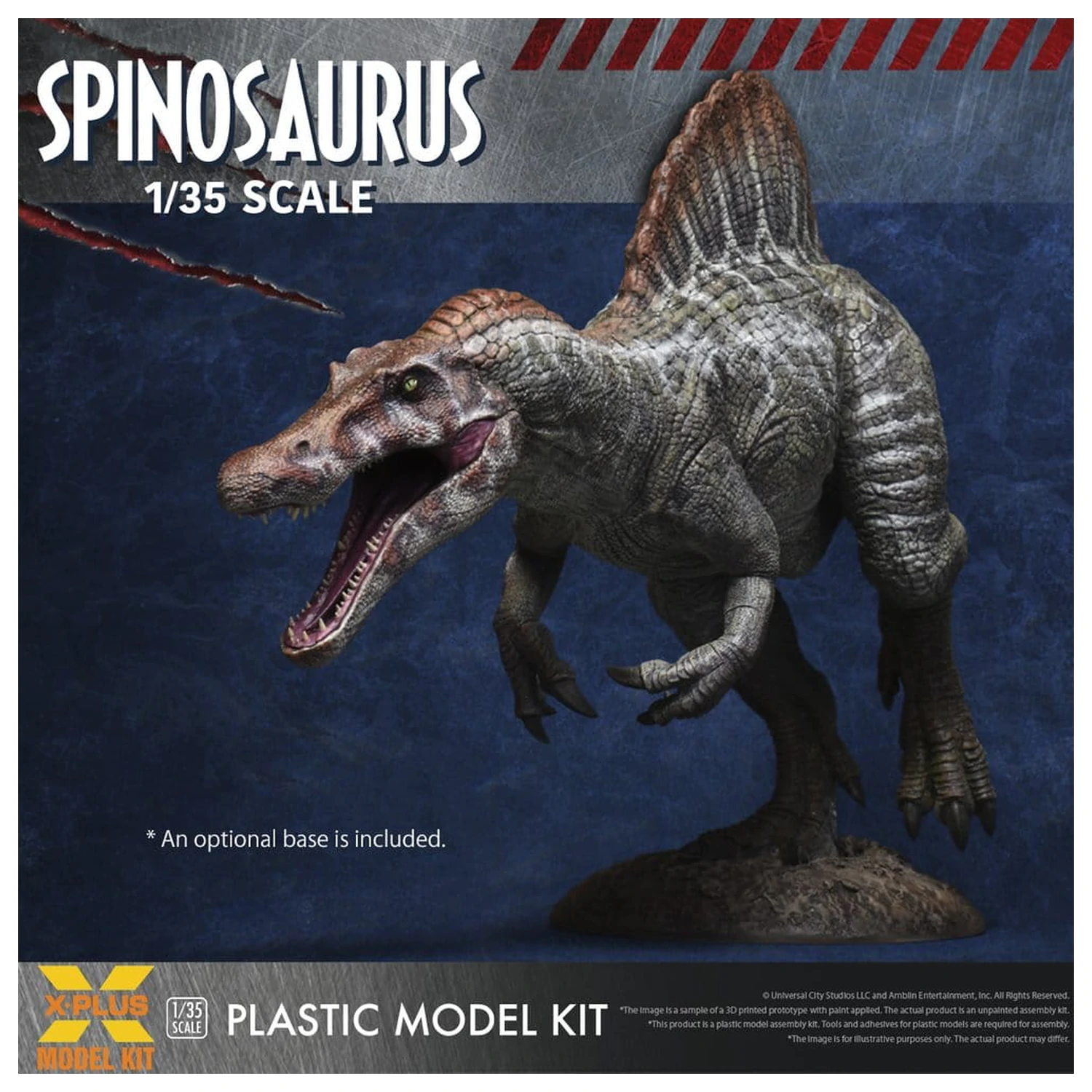 Jurassic Park III plastikowy model do składania 1/35 Spinosaurus 19 cm (Reprodukcja) zdjęcie produktu