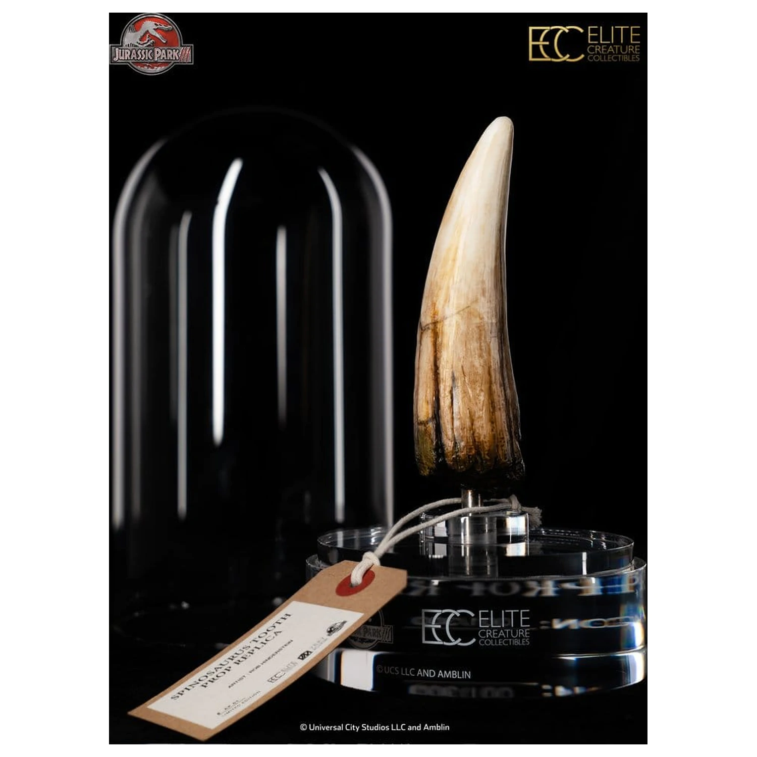 Jurassic Park III Prop Replica 1/1 Spinosaurus Tooth 14 cm zdjęcie produktu