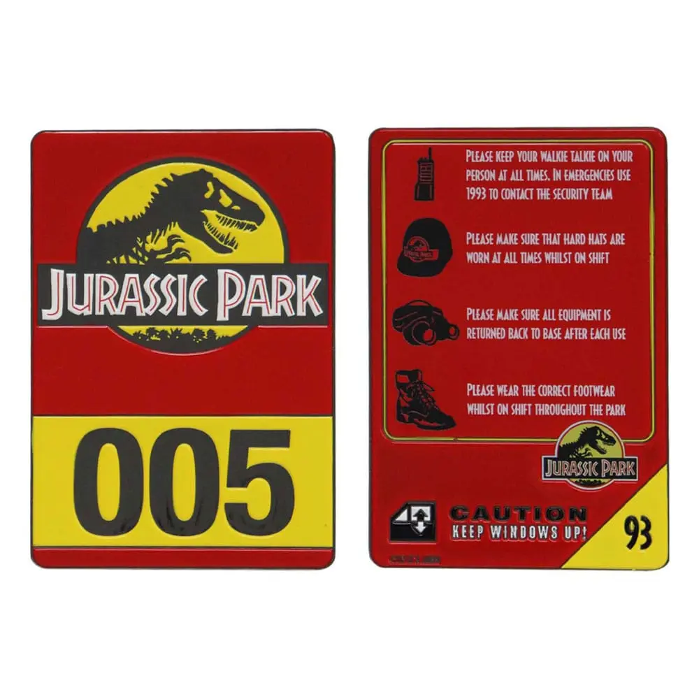 Karta Metalowa Jurassic Park 30th Anniversary Jeep Limited Edition zdjęcie produktu