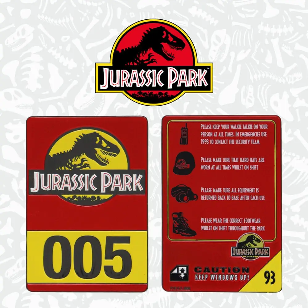 Karta Metalowa Jurassic Park 30th Anniversary Jeep Limited Edition zdjęcie produktu