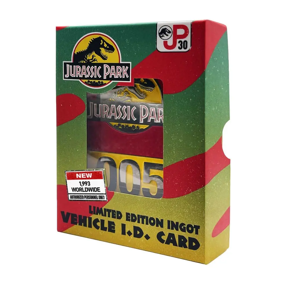 Karta Metalowa Jurassic Park 30th Anniversary Jeep Limited Edition zdjęcie produktu