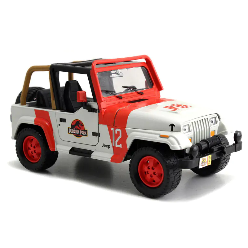 Samochód Jeep Wrangler z filmu Jurassic Park, skala 1/24 zdjęcie produktu