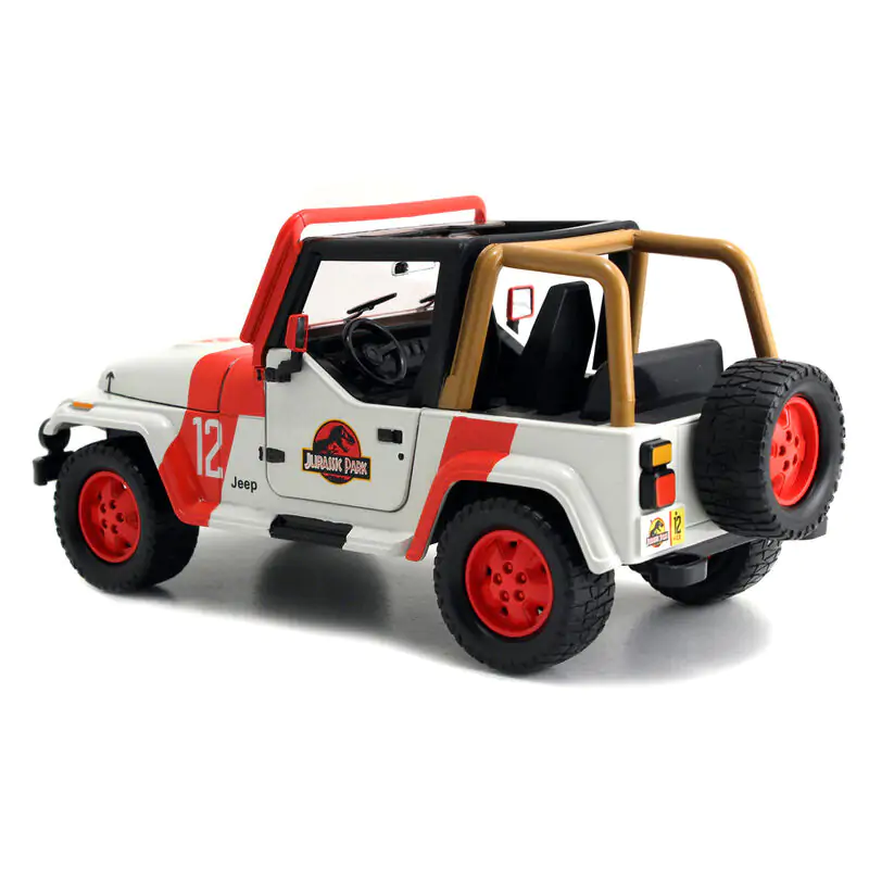 Samochód Jeep Wrangler z filmu Jurassic Park, skala 1/24 zdjęcie produktu