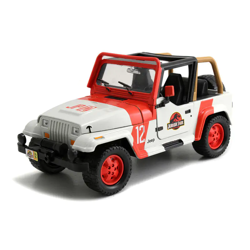 Samochód Jeep Wrangler z filmu Jurassic Park, skala 1/24 zdjęcie produktu