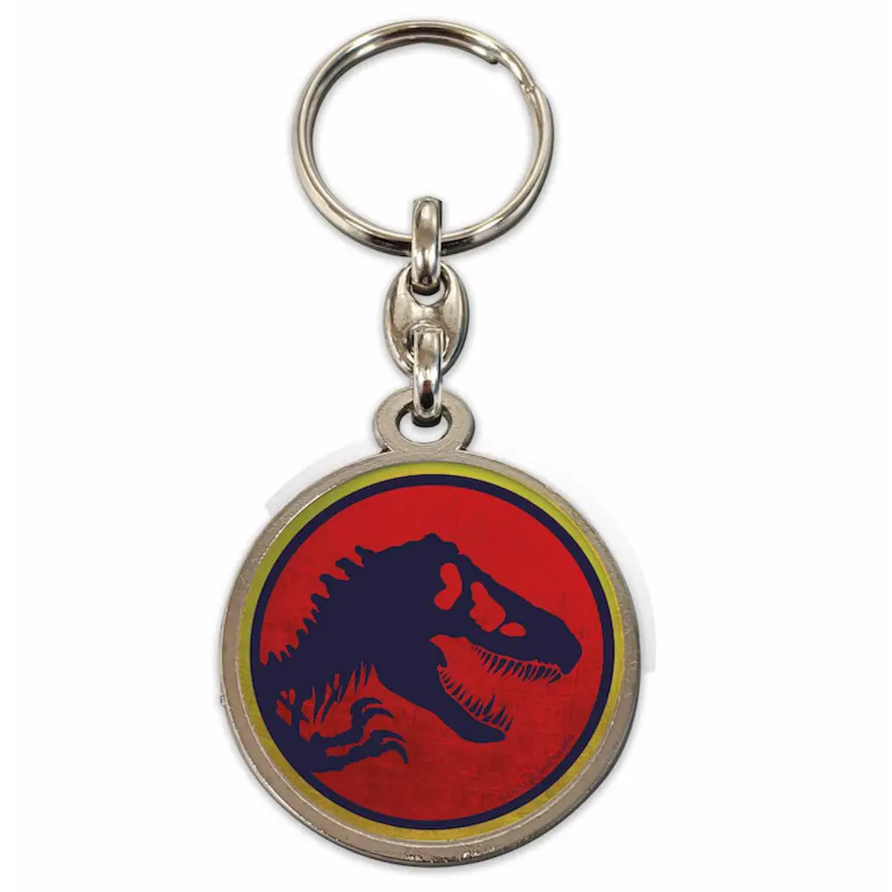 Jurassic Park Metalowy Brelok Logo 7 cm zdjęcie produktu